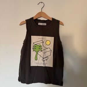 Zara Graphic Tank Top - Skater